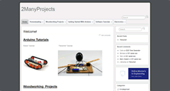 Desktop Screenshot of 2manyprojects.net