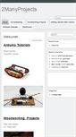 Mobile Screenshot of 2manyprojects.net